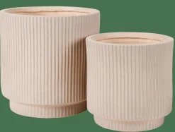 ROMA CREME Macetero Crema|CASA Clearance