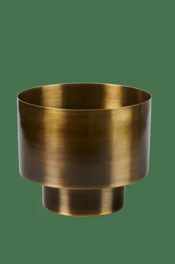 SATURN Macetero Bronceado|CASA Online