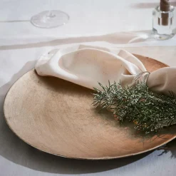 SILVERFOIL Plato Deco Plateado|CASA New