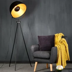 SOLEIL Lámpara De Pie Negro|CASA Hot