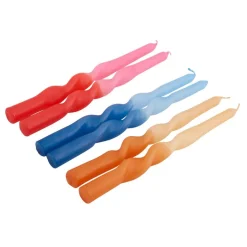 SPIRAL Vela Candelabro Naranja|CASA Discount