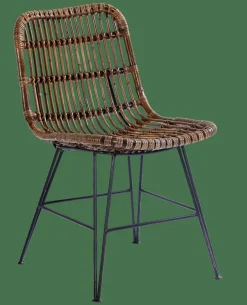 SUMATRA Silla De Comedor Negro, Marrón|CASA Discount