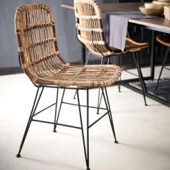 SUMATRA Silla De Comedor Negro, Marrón|CASA Discount