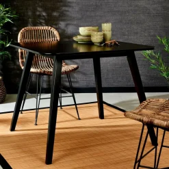 SUMATRA Silla De Comedor Negro, Marrón|CASA Discount