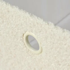 TEDDY Cesta Plegable Blanco Apagado|CASA Sale