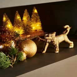 TIGER Tigre Decorativa Dorado|CASA