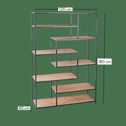 TRAPP Estantería De Pared Negro|CASA Best