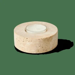 TRAVERTIN Portavelas Natural|CASA Clearance