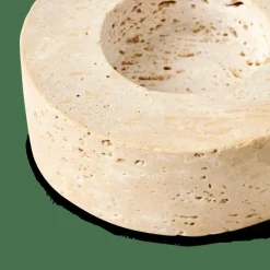 TRAVERTIN Portavelas Natural|CASA Clearance