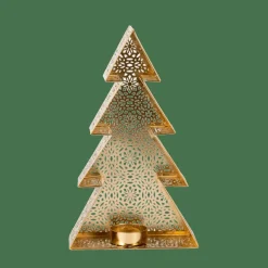 TREE Soporte Para Vela Pequeña Dorado|CASA Outlet