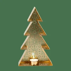TREE Soporte Para Vela Pequeña Dorado|CASA Outlet