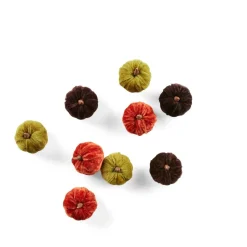 VELVET Calabaza Decorativa Juego De 3 Multicolor|CASA New