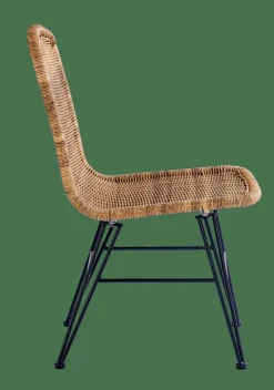 VIENNA Silla De Comedor Negro, Natural|CASA Discount