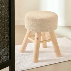 VINCE Taburete Blanco|CASA Outlet