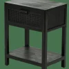 WEBSTER Mesilla De Noche Negro|CASA Clearance