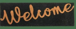 WELCOME Felpudo Negro|CASA Best