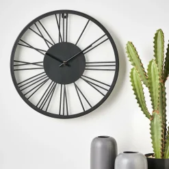 WHEEL Reloj De Pared Negro|CASA Discount