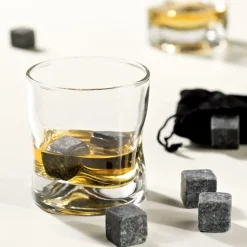 WHISKEY Piedra Enfriarbebida Juego De 9 Gris Oscuro|CASA Outlet