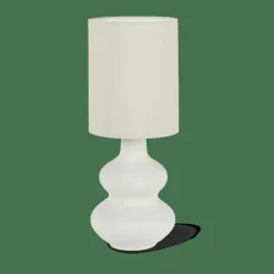 WHITESTONE Lámp. Mesa/pantalla E27 Blanco Apagado|CASA Sale