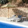WOOD & VENETO Parasol Set Verde|CASA Best