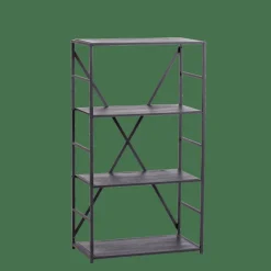 XAVIER Estantería De Pared Negro|CASA Clearance