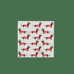 X-MAS DOG Paquete De 20 Servilletas Multicolor|CASA Clearance