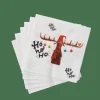 X-MAS MOOSE Paquete De 20 Servilletas Multicolor|CASA Clearance