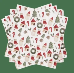 X-MAS VIBE Paquete De 20 Servilletas Multicolor|CASA Sale