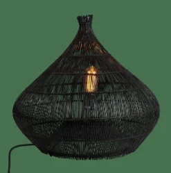 ZALOU Lámpara De Mesa Negro|CASA New