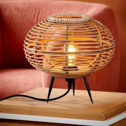 ZANZI Lámpara De Mesa E27 Natural|CASA Discount