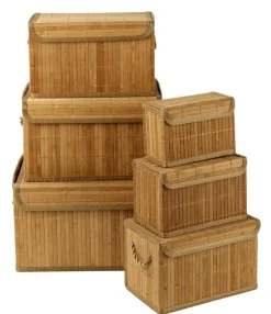 ZEN Caja Con Asas Natural|CASA Outlet